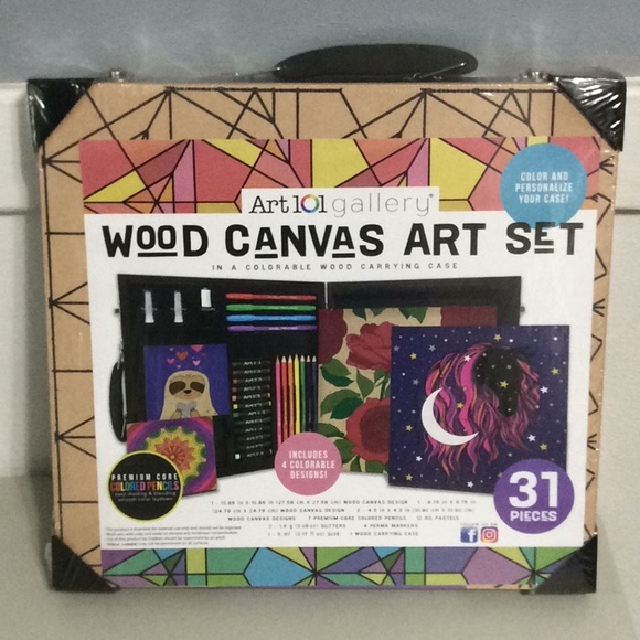 Art 101 Wall Decor Art 1 Gallery Wood Canvas Art Set New In Package